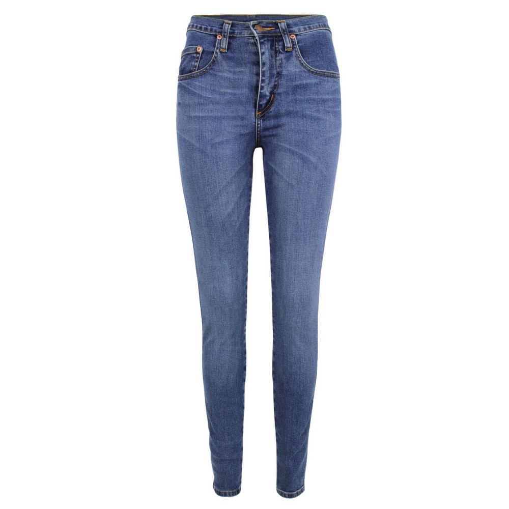 Cult Livid Blue Skinny Jeans - style: skinny leg; length: standard; pattern: plain; waist: high rise; pocket detail: traditional 5 pocket; predominant colour: denim; occasions: casual, evening; fibres: cotton - stretch; jeans detail: whiskering, washed/faded; texture group: denim; pattern type: fabric; season: s/s 2013
