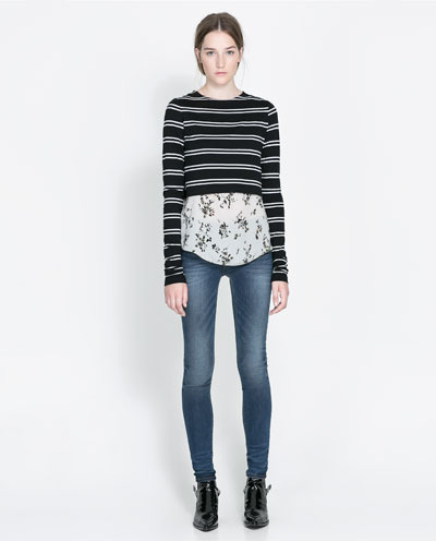 Skinny Fit Jeans - style: skinny leg; length: standard; pattern: plain; pocket detail: traditional 5 pocket; waist: mid/regular rise; predominant colour: denim; occasions: casual; fibres: cotton - stretch; jeans detail: whiskering, shading down centre of thigh, washed/faded; texture group: denim; pattern type: fabric; season: s/s 2013
