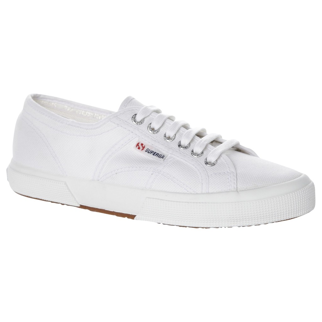 2750 Cotu Classic Plimsolls - predominant colour: white; occasions: casual, creative work; material: fabric; heel height: flat; toe: round toe; style: trainers; finish: plain; pattern: plain; season: s/s 2014