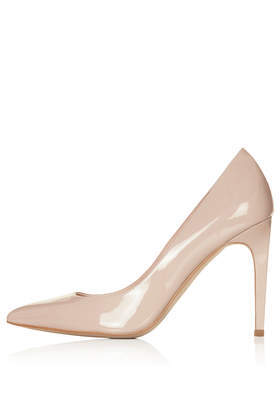 Glory High Heel Shoes - predominant colour: nude; occasions: evening, occasion; material: leather; heel: stiletto; toe: pointed toe; style: courts; finish: patent; pattern: plain; heel height: very high; season: s/s 2014