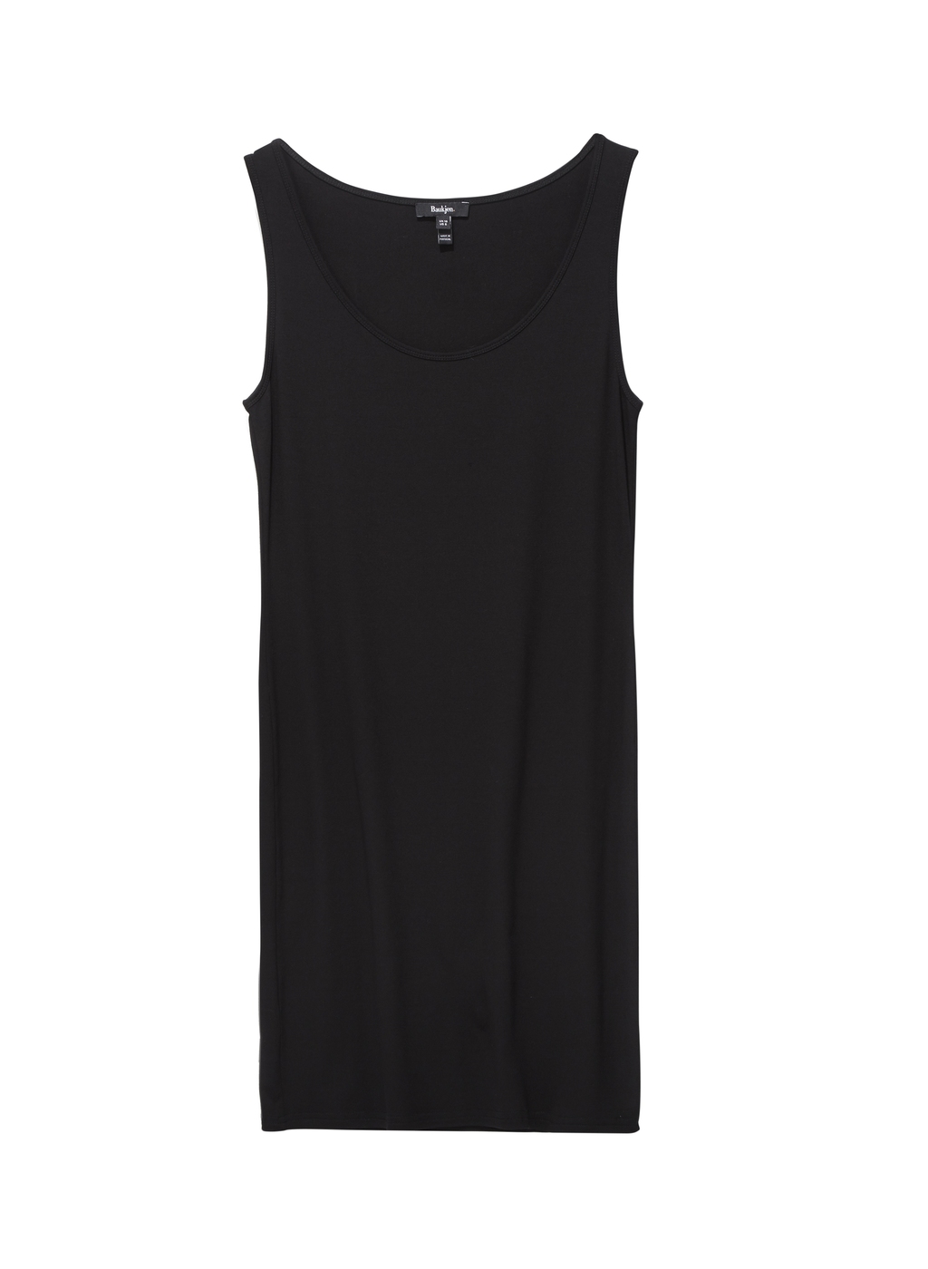 Womenswear Long Line Tank - sleeve style: standard vest straps/shoulder straps; pattern: plain; length: below the bottom; style: vest top; predominant colour: black; occasions: casual; neckline: scoop; fibres: viscose/rayon - stretch; fit: body skimming; sleeve length: sleeveless; pattern type: fabric; texture group: jersey - stretchy/drapey; season: s/s 2014