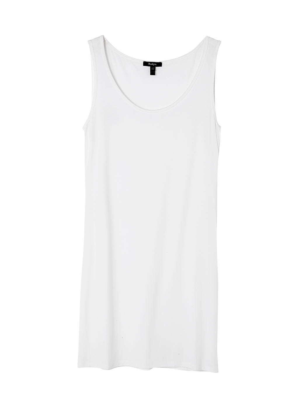 Womenswear Long Line Tank - sleeve style: standard vest straps/shoulder straps; pattern: plain; length: below the bottom; style: vest top; predominant colour: white; occasions: casual; neckline: scoop; fibres: viscose/rayon - stretch; fit: body skimming; sleeve length: sleeveless; pattern type: fabric; texture group: jersey - stretchy/drapey; season: a/w 2014
