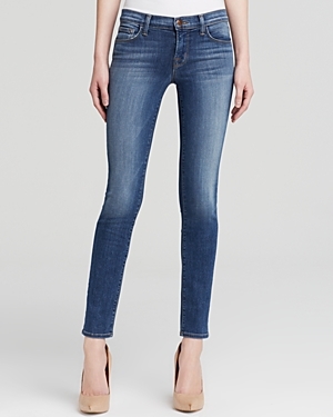Jeans 811 Mid Rise Skinny In Imagine - style: skinny leg; pattern: plain; waist: low rise; pocket detail: traditional 5 pocket; predominant colour: denim; occasions: casual, evening; length: ankle length; fibres: cotton - stretch; jeans detail: whiskering, shading down centre of thigh; texture group: denim; pattern type: fabric; season: a/w 2014