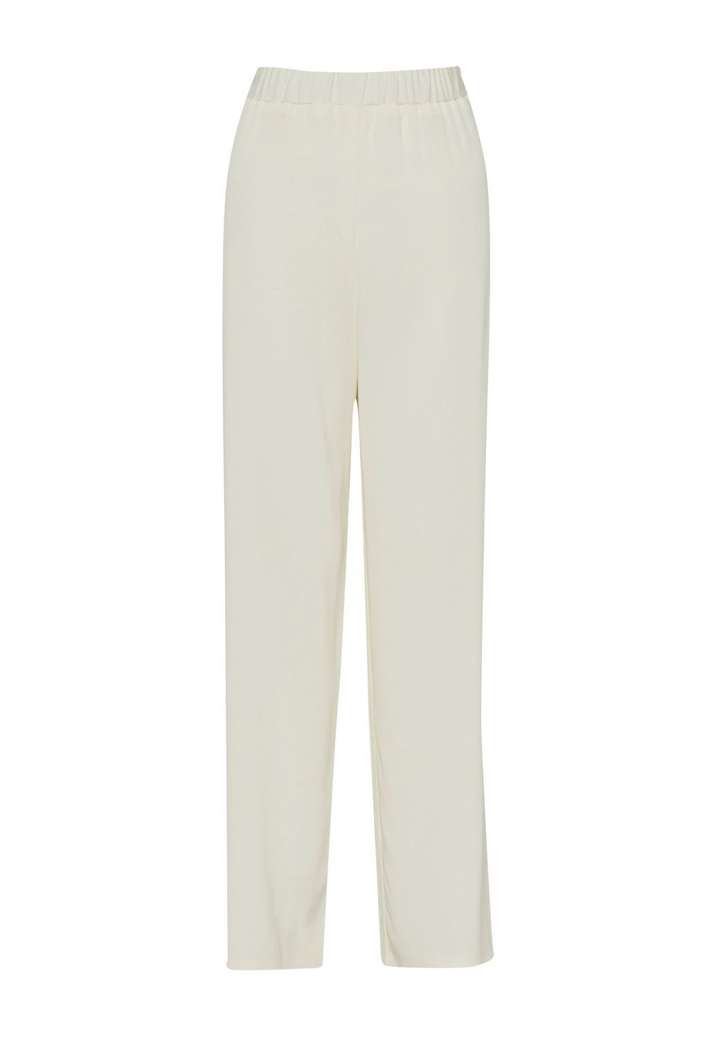 Cassie Drape Wide Leg Trousers, White - length: standard; pattern: plain; style: palazzo; waist: mid/regular rise; predominant colour: white; occasions: casual, evening, work; fibres: viscose/rayon - 100%; fit: wide leg; texture group: woven light midweight; season: s/s 2015