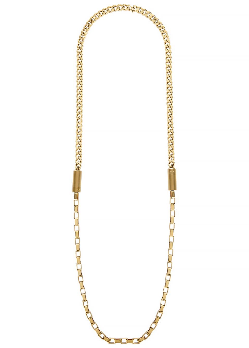 Chambers Gold Tone Necklace - predominant colour: gold; occasions: casual, evening, occasion, creative work; length: long; size: standard; material: chain/metal; finish: metallic; season: s/s 2015; wardrobe: basic; style: chain (no pendant)