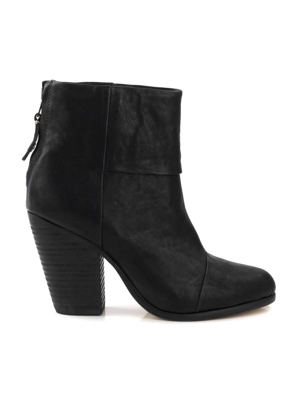 Rag Bone Classic Newbury Boot - predominant colour: navy; occasions: casual; material: suede; heel height: high; heel: block; toe: round toe; boot length: ankle boot; style: standard; finish: plain; pattern: plain; season: s/s 2015