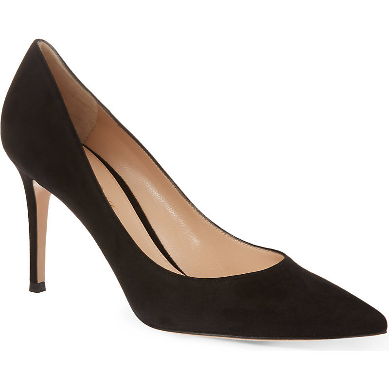 Bari 85 Suede Courts, Women's, Eur 38.5 / 5.5 Uk Women, Black - predominant colour: black; occasions: evening, occasion, creative work; material: suede; heel: stiletto; toe: pointed toe; style: courts; finish: plain; pattern: plain; heel height: very high; season: s/s 2015