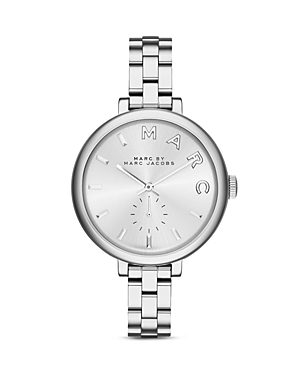 Marc Sally Watch, 36mm - predominant colour: silver; occasions: casual, work, creative work; style: metal bracelet; size: standard; material: chain/metal; finish: metallic; pattern: plain; season: s/s 2015