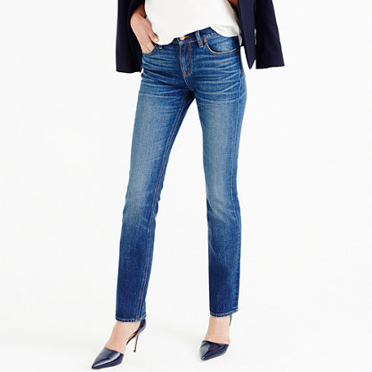 Petite Matchstick Jean In Lombard Wash - style: skinny leg; length: standard; pattern: plain; pocket detail: traditional 5 pocket; waist: mid/regular rise; predominant colour: denim; occasions: casual; fibres: cotton - stretch; jeans detail: whiskering, shading down centre of thigh; texture group: denim; pattern type: fabric; season: a/w 2015