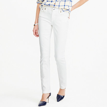 Petite Matchstick Jean In White - style: skinny leg; length: standard; pattern: plain; pocket detail: traditional 5 pocket; waist: mid/regular rise; predominant colour: white; occasions: casual; fibres: cotton - stretch; texture group: denim; pattern type: fabric; season: a/w 2015