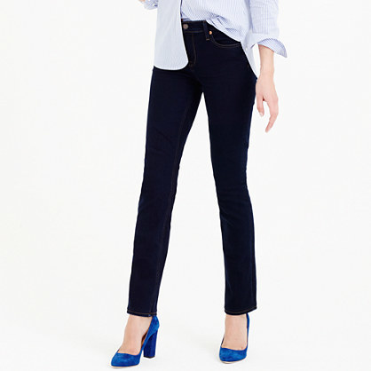 Tall Matchstick Jean In Classic Rinse - pattern: plain; waist: high rise; pocket detail: traditional 5 pocket; style: slim leg; predominant colour: navy; occasions: casual; length: ankle length; fibres: cotton - stretch; jeans detail: dark wash; texture group: denim; pattern type: fabric; season: a/w 2015