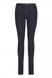 Tall Supersoft Legging Jeans At - style: skinny leg; length: standard; pattern: plain; waist: high rise; pocket detail: traditional 5 pocket; predominant colour: navy; occasions: casual; fibres: cotton - stretch; jeans detail: dark wash; texture group: denim; pattern type: fabric; season: a/w 2015