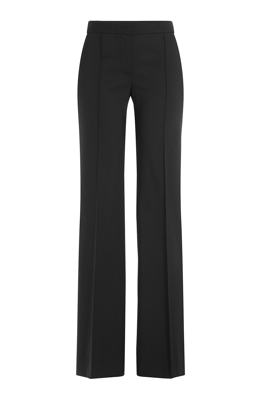 Wide Leg Wool Pants Black - length: standard; pattern: plain; waist: mid/regular rise; predominant colour: black; occasions: casual, work, creative work; hip detail: fitted at hip (bottoms); waist detail: narrow waistband; fit: wide leg; pattern type: fabric; texture group: woven light midweight; style: standard; season: a/w 2015