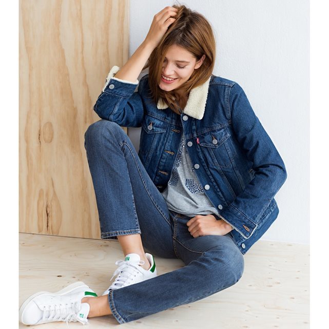 714® Straight Cut Jeans, Length 34 - style: straight leg; length: standard; pattern: plain; pocket detail: traditional 5 pocket; waist: mid/regular rise; predominant colour: denim; occasions: casual; fibres: cotton - stretch; texture group: denim; pattern type: fabric; season: a/w 2015