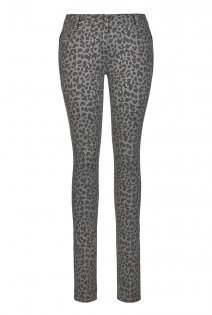 Tall The Curve Animal Print Jeans At - style: skinny leg; length: standard; pattern: plain; waist: high rise; pocket detail: traditional 5 pocket; predominant colour: mid grey; secondary colour: black; occasions: casual, creative work; fibres: cotton - stretch; texture group: denim; pattern type: fabric; pattern size: big & busy (bottom); season: a/w 2015