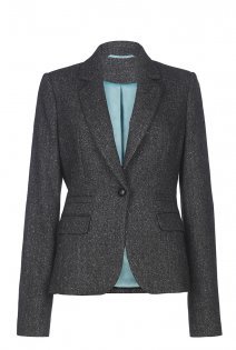 Tall Premium Riding Jacket At - pattern: plain; style: single breasted blazer; collar: standard lapel/rever collar; predominant colour: charcoal; occasions: work; length: standard; fit: tailored/fitted; fibres: wool - mix; sleeve length: long sleeve; sleeve style: standard; collar break: medium; pattern type: fabric; texture group: woven light midweight; season: a/w 2015