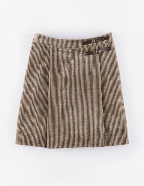 Jumbo Cord Kilt Driftwood Women, Driftwood - length: mini; pattern: plain; fit: loose/voluminous; waist: mid/regular rise; predominant colour: taupe; style: mini skirt; texture group: corduroy; pattern type: fabric; occasions: creative work; season: a/w 2015