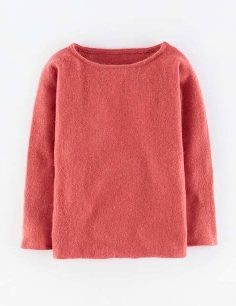 Chic Mohair Mix Jumper Rose Blossom Women, Rose Blossom - neckline: round neck; pattern: plain; style: standard; predominant colour: pink; occasions: casual, creative work; length: standard; fit: loose; sleeve length: 3/4 length; sleeve style: standard; texture group: knits/crochet; pattern type: knitted - other; season: a/w 2015