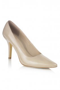 Tall Lts Sweet Pea High Heel Court At - predominant colour: stone; occasions: occasion, creative work; material: faux leather; heel height: high; heel: stiletto; toe: pointed toe; style: courts; finish: patent; pattern: plain; season: a/w 2015