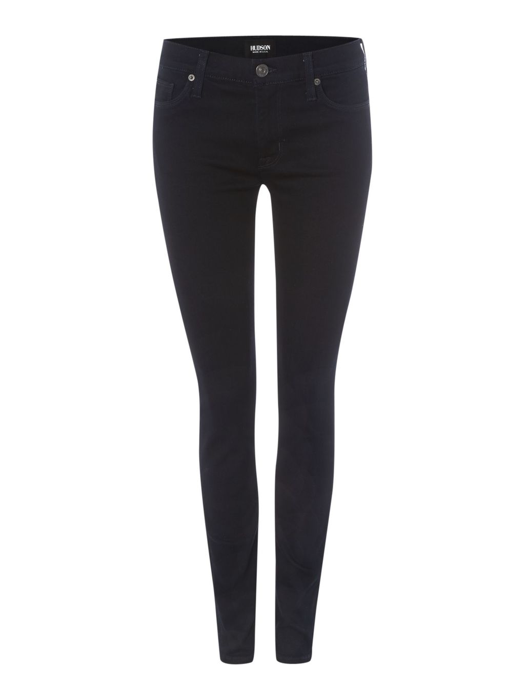 Nico Mid Rise Super Skinny Jean In Revelation, Denim Dark Wash - style: skinny leg; length: standard; pattern: plain; pocket detail: traditional 5 pocket; waist: mid/regular rise; predominant colour: black; occasions: casual, evening; fibres: cotton - stretch; texture group: denim; pattern type: fabric; season: a/w 2015