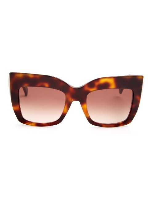 Gem Sunglasses - secondary colour: chocolate brown; predominant colour: tan; occasions: casual, holiday; style: novelty; size: standard; material: plastic/rubber; pattern: tortoiseshell; finish: plain; season: a/w 2015