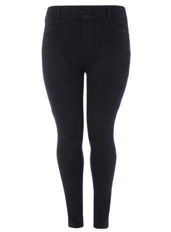 Womens **Dp Curve Navy Jeggings Blue - length: standard; pattern: plain; style: leggings; waist: mid/regular rise; predominant colour: navy; occasions: casual; fibres: cotton - stretch; texture group: denim; fit: skinny/tight leg; pattern type: fabric; season: a/w 2015