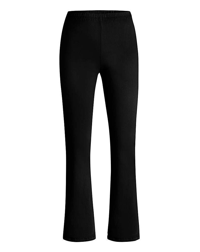 Bootcut Jeggings Long - length: standard; pattern: plain; style: jeggings; waist: mid/regular rise; predominant colour: navy; occasions: casual; fibres: cotton - stretch; texture group: denim; pattern type: fabric; season: a/w 2015