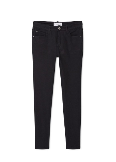 Skinny Paty Jeans - style: skinny leg; length: standard; pattern: plain; pocket detail: traditional 5 pocket; waist: mid/regular rise; predominant colour: black; occasions: casual; fibres: cotton - stretch; texture group: denim; pattern type: fabric; season: a/w 2015