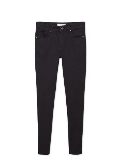 Skinny Elektra Jeans - style: skinny leg; length: standard; pattern: plain; pocket detail: traditional 5 pocket; waist: mid/regular rise; predominant colour: black; occasions: casual; fibres: cotton - stretch; texture group: denim; pattern type: fabric; season: a/w 2015