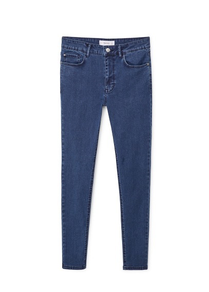 Skinny Noa Jeans - style: skinny leg; length: standard; pattern: plain; pocket detail: traditional 5 pocket; waist: mid/regular rise; predominant colour: navy; occasions: casual; fibres: cotton - stretch; texture group: denim; pattern type: fabric; season: a/w 2015