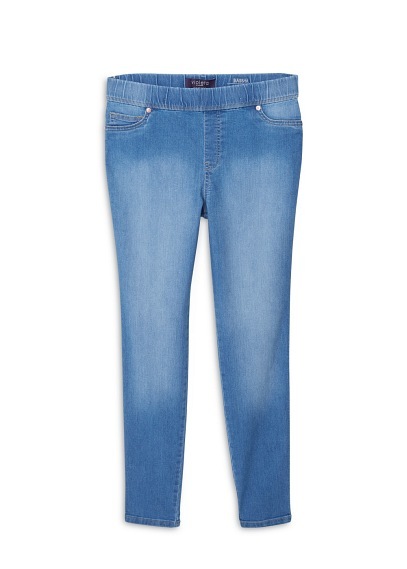 Medium Wash Massha Jeggings - length: standard; pattern: plain; style: jeggings; pocket detail: traditional 5 pocket; waist: mid/regular rise; predominant colour: denim; occasions: casual; fibres: cotton - stretch; texture group: denim; pattern type: fabric; season: a/w 2015