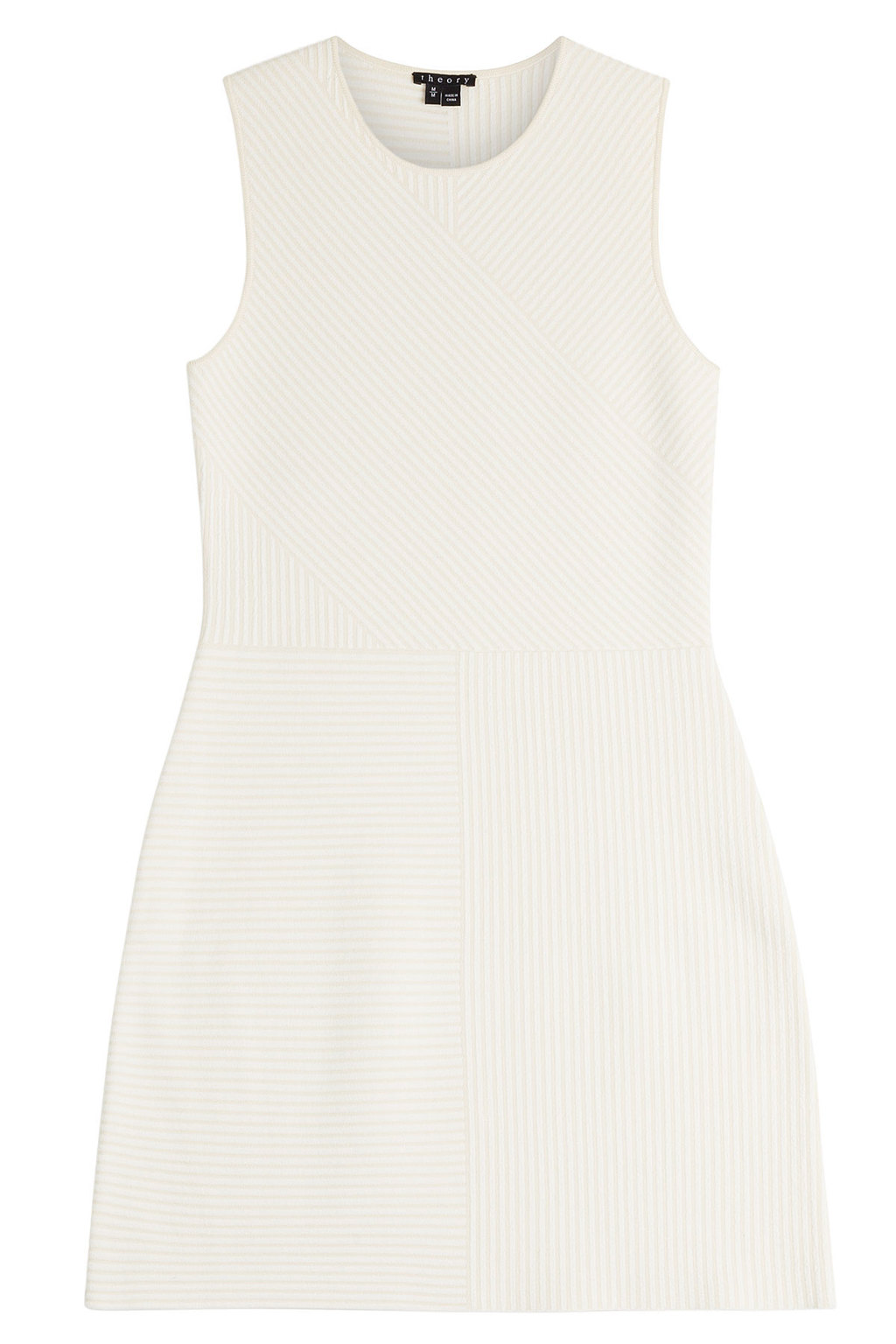 Jersey Dress White - style: shift; fit: tailored/fitted; pattern: plain; sleeve style: sleeveless; predominant colour: ivory/cream; occasions: evening; length: just above the knee; neckline: crew; sleeve length: sleeveless; pattern type: fabric; texture group: brocade/jacquard; fibres: viscose/rayon - mix; season: a/w 2015