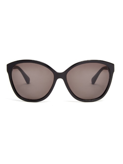 Harper Sunglasses - predominant colour: black; style: cateye; size: standard; material: plastic/rubber; pattern: plain; occasions: holiday; finish: plain; season: a/w 2015