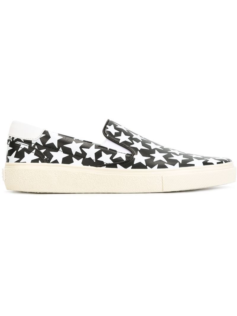'skate' Sneakers, Women's, Black - secondary colour: white; predominant colour: black; occasions: casual; material: leather; heel height: flat; toe: round toe; trends: monochrome; finish: plain; pattern: patterned/print; style: skate shoes; season: a/w 2015