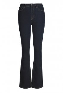Tall Shaper Bootcut Jeans At - style: bootcut; length: standard; pattern: plain; waist: high rise; pocket detail: traditional 5 pocket; predominant colour: navy; occasions: casual; fibres: cotton - stretch; jeans detail: dark wash; texture group: denim; pattern type: fabric; season: a/w 2015