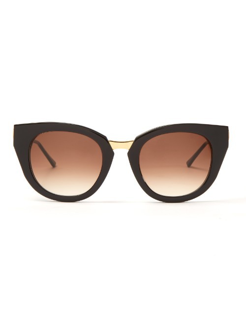 Snobby Cat Eye Frame Sunglasses - predominant colour: black; occasions: casual, holiday; style: cateye; size: standard; material: plastic/rubber; pattern: plain; finish: plain; season: a/w 2015