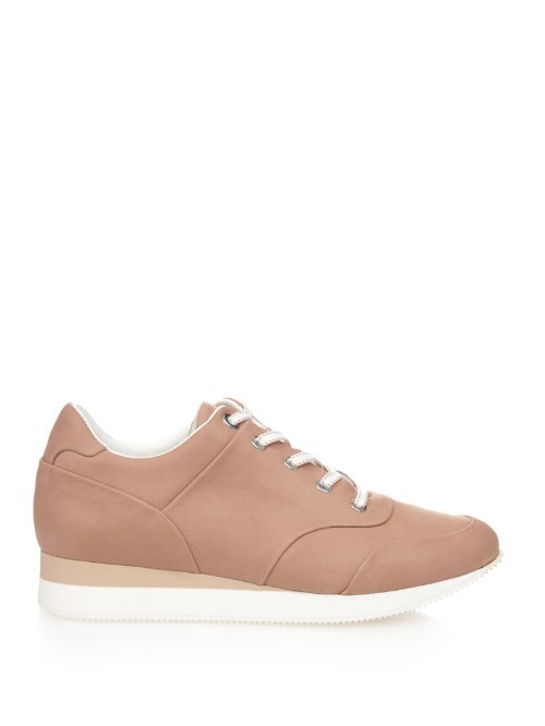 Lotto Trainers - secondary colour: white; predominant colour: nude; occasions: casual, creative work; material: leather; heel height: flat; toe: round toe; style: trainers; finish: plain; pattern: plain; shoe detail: moulded soul; season: a/w 2015