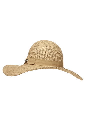 Womens Biscuit Floppy Hat White - predominant colour: stone; occasions: casual, holiday; type of pattern: standard; style: wide brimmed; size: large; material: macrame/raffia/straw; pattern: plain; season: s/s 2016; wardrobe: holiday