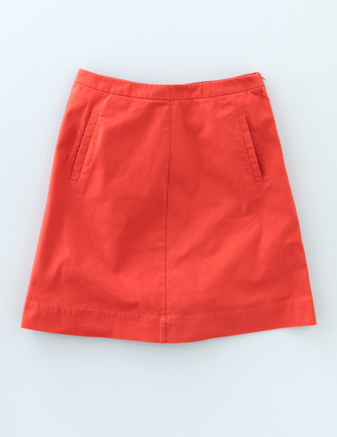 Chino Skirt Braid Women, Braid - length: mid thigh; pattern: plain; fit: loose/voluminous; waist: mid/regular rise; predominant colour: true red; occasions: casual; style: a-line; fibres: cotton - 100%; texture group: cotton feel fabrics; pattern type: fabric; season: s/s 2016; wardrobe: highlight