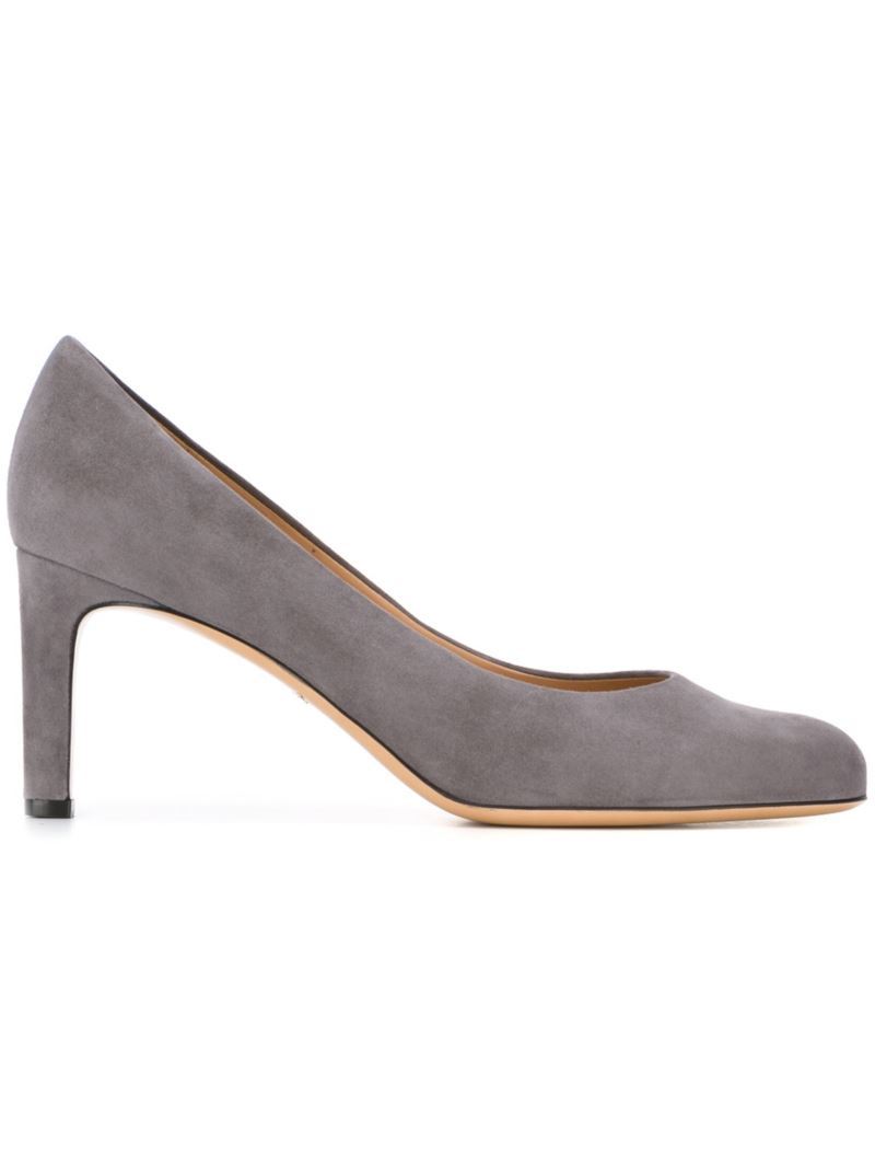 'susi' Pumps, Women's, Size: 8.5, Grey - predominant colour: light grey; occasions: evening; material: shearling; heel height: high; heel: stiletto; toe: round toe; style: courts; finish: plain; pattern: plain; season: s/s 2016; wardrobe: event