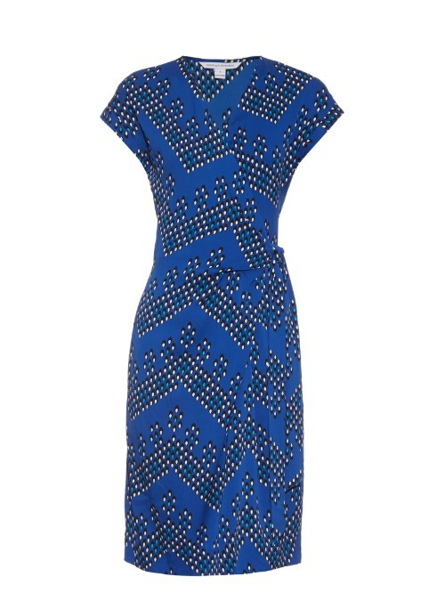 Sascha Dress - style: shift; sleeve style: capped; waist detail: flattering waist detail; predominant colour: royal blue; secondary colour: navy; occasions: evening; length: just above the knee; fit: body skimming; fibres: silk - mix; neckline: crew; sleeve length: short sleeve; pattern type: fabric; pattern: patterned/print; texture group: brocade/jacquard; multicoloured: multicoloured; season: s/s 2016; wardrobe: event