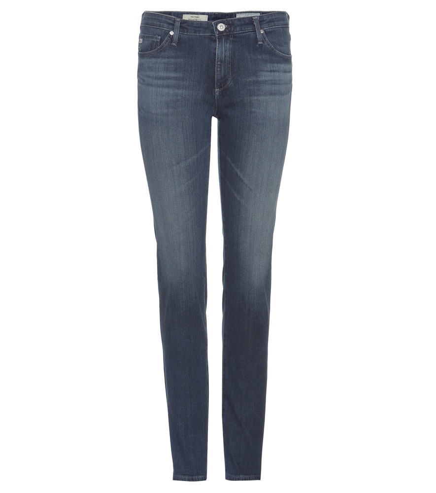 Prima Jeans - style: skinny leg; length: standard; pattern: plain; pocket detail: traditional 5 pocket; waist: mid/regular rise; predominant colour: navy; occasions: casual; fibres: cotton - stretch; jeans detail: whiskering; texture group: denim; pattern type: fabric; season: s/s 2016; wardrobe: basic