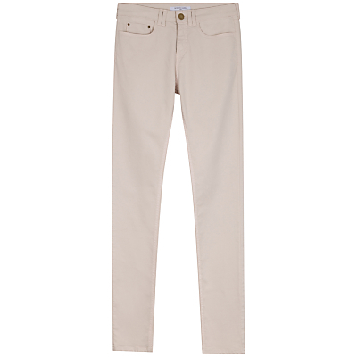 Weston Trousers - length: standard; pattern: plain; pocket detail: traditional 5 pocket; style: slim leg; waist: mid/regular rise; predominant colour: stone; occasions: casual, creative work; fibres: cotton - stretch; texture group: denim; pattern type: fabric; season: s/s 2016; wardrobe: highlight