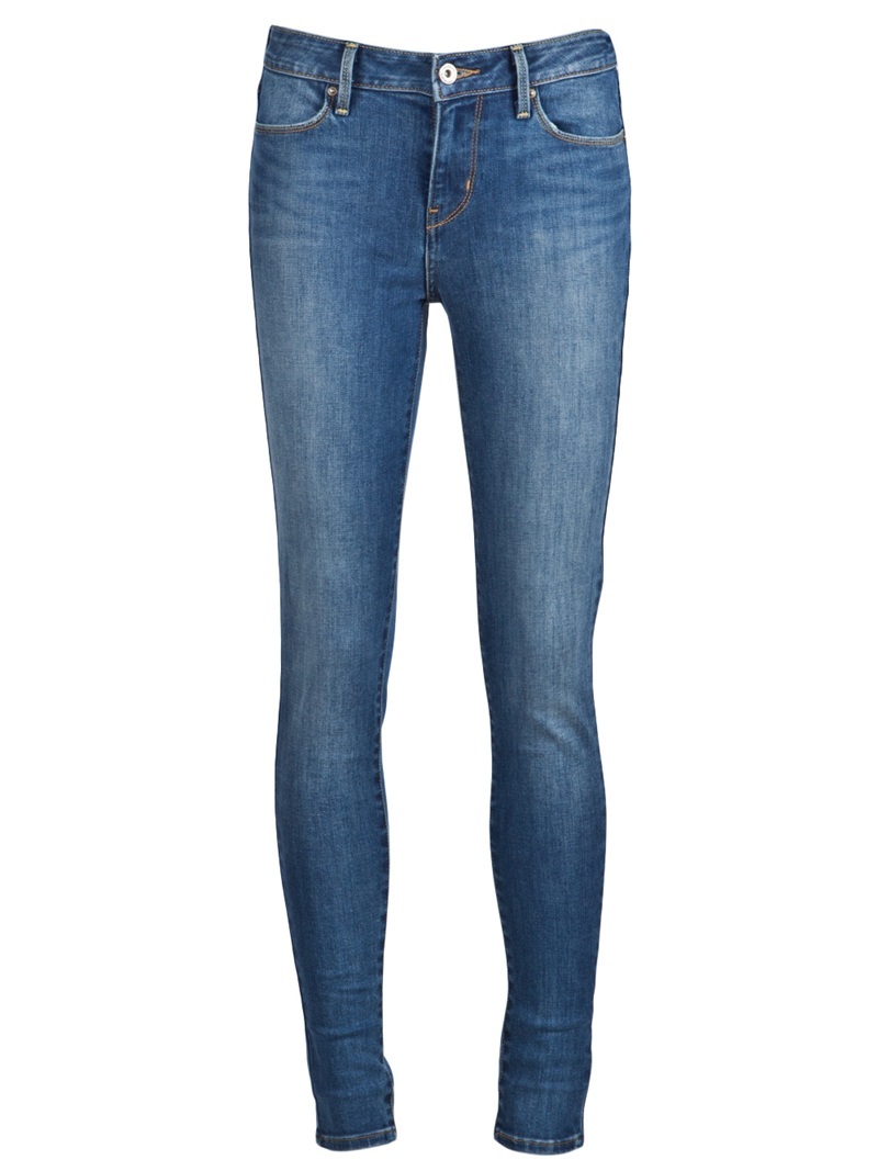 Legging Jean - style: skinny leg; length: standard; pattern: plain; pocket detail: large back pockets, pockets at the sides, traditional 5 pocket; waist: mid/regular rise; predominant colour: denim; occasions: casual; fibres: cotton - stretch; material texture: denim; jeans detail: washed/faded; texture group: denim; pattern type: fabric; pattern size: standard