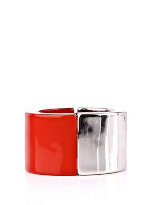 Lampo Cuff - predominant colour: true red; style: cuff; size: standard; material: plastic/rubber