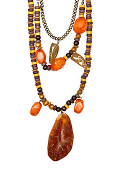 Necklace 4 Etnic T C - predominant colour: multicoloured; style: multistrand; length: long; size: standard; material: beaded; embellishment: beading