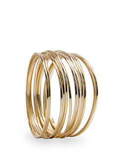 Bracelet 3 Fluor T C - predominant colour: gold; style: bangle; size: small; material: chain/metal