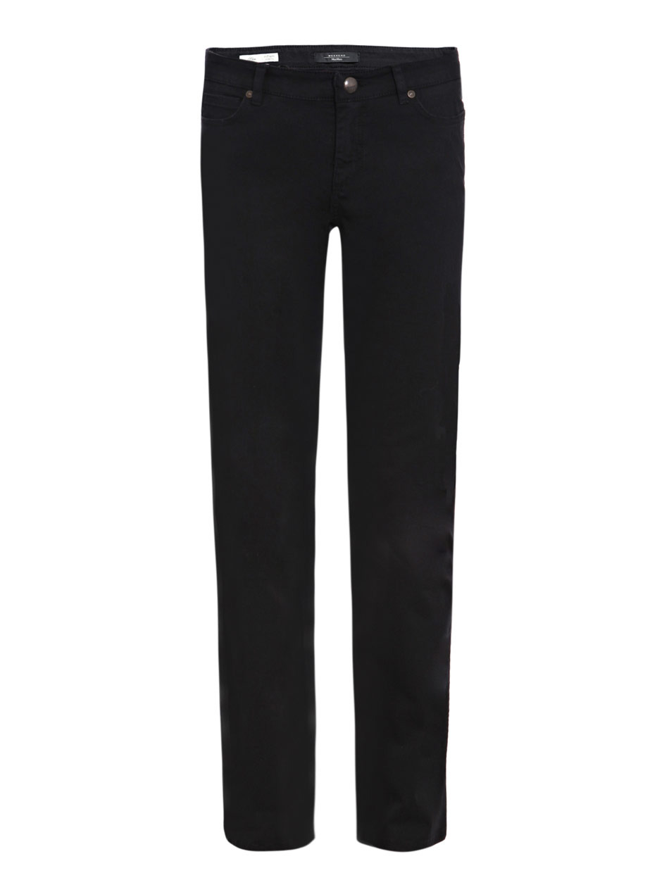Teso Jeans - style: straight leg; length: standard; pattern: plain; waist: low rise; pocket detail: pockets at the sides, traditional 5 pocket; predominant colour: black; occasions: casual; fibres: cotton - stretch; material texture: denim; texture group: denim; pattern type: fabric; pattern size: standard