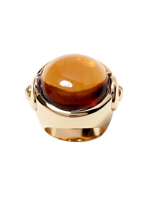 Tribal Cocktail Ring - predominant colour: gold; style: cocktail; size: standard; material: chain/metal
