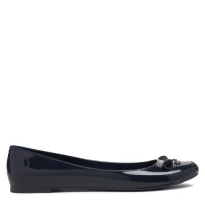 Mouse Jelly Pumps - predominant colour: black; material: plastic/rubber; heel height: flat; embellishment: studs; toe: round toe; style: ballerinas / pumps
